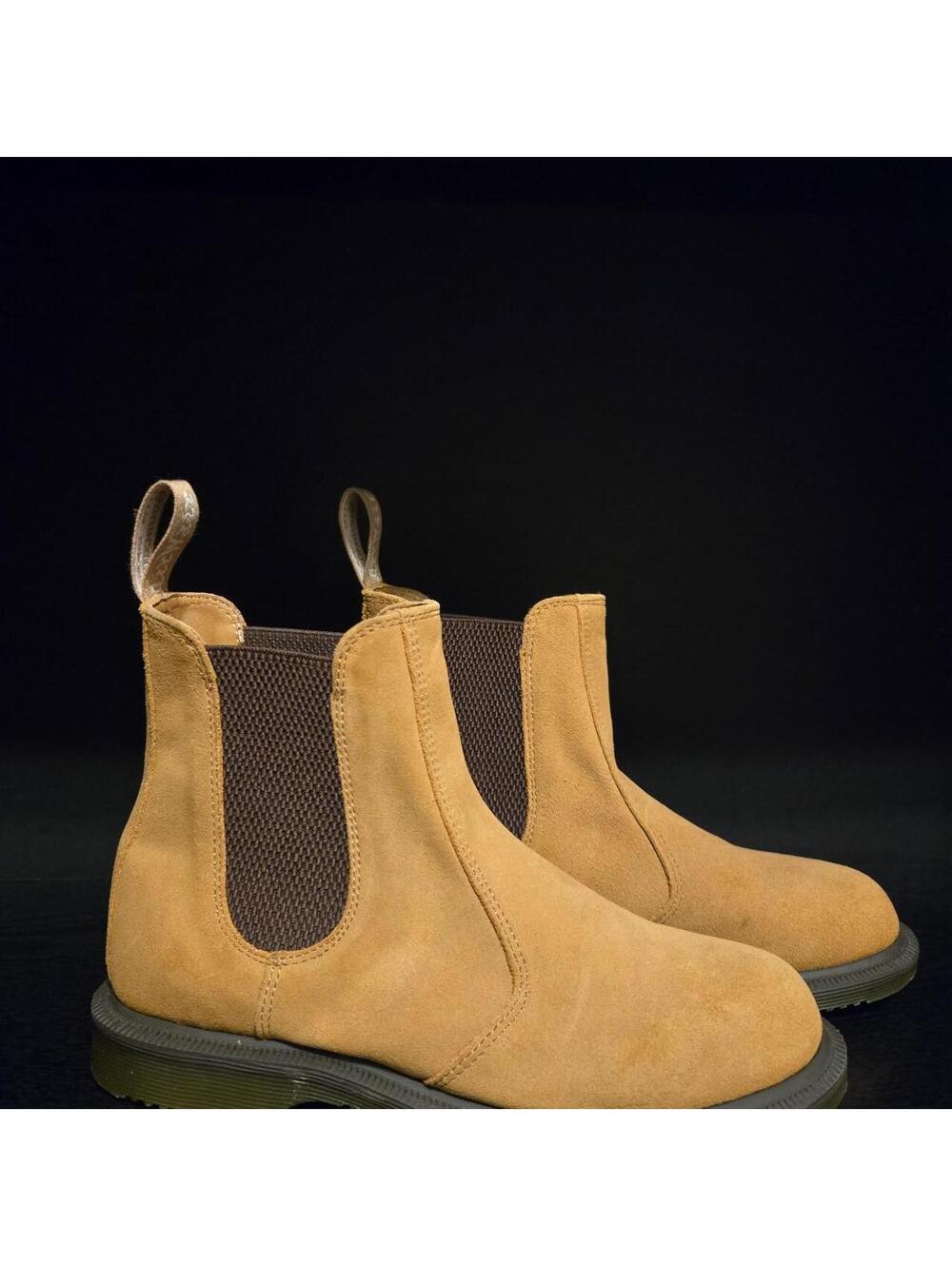 Dr. Martens Women's Tan and Brown Boot